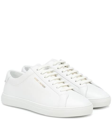 saint laurent white trainers.